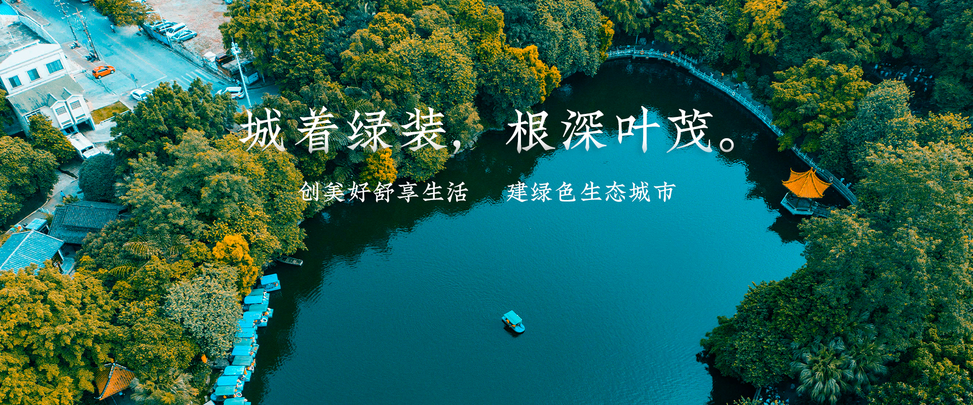 城著綠裝，根深葉茂